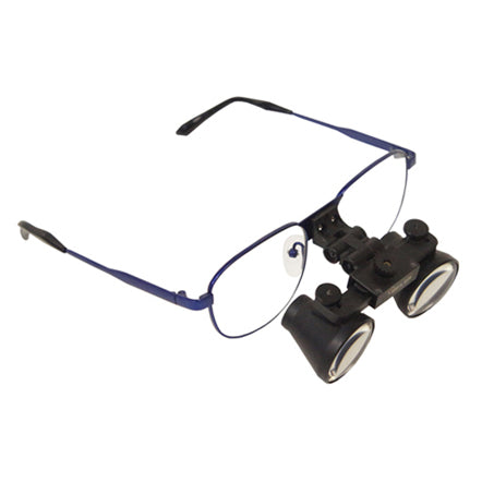 Seiler Titanium Loupes  3.5X - Short Silver
