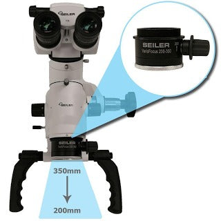 Seiler Vario Focus Objective on microscope