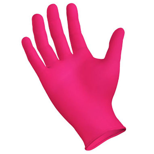 Sempermed Best Touch StarMed Rose Nitrile Exam Gloves with Aloe