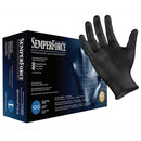 Sempermed SemperForce Black Nitrile Exam Gloves (10 Boxes/Case)  Large (100/Box)