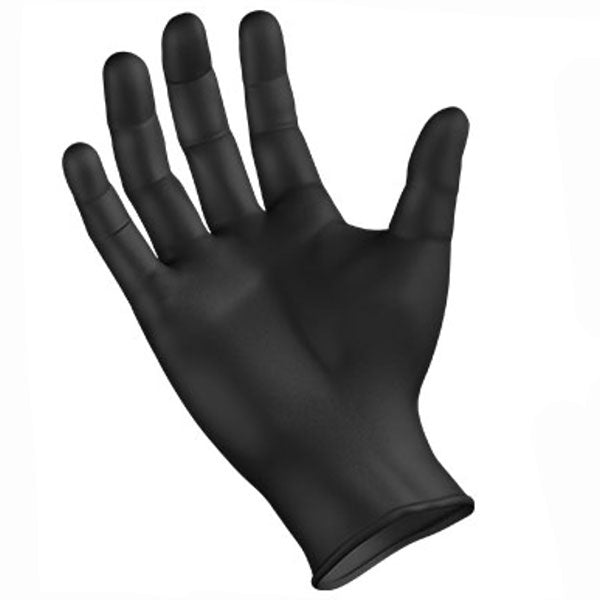 Sempermed SemperGuard Black Vinyl Industrial Gloves (10 Boxes/Case)  X-Large