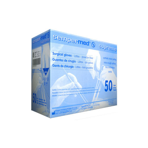 Sempermed Supreme Latex Surgical Gloves (6 Boxes/Case) 
