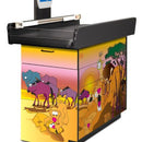 Clinton Serengeti Sunrise Scale Table - Side View (left)