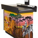 Clinton Serengeti Sunrise Scale Table - Side View (right)