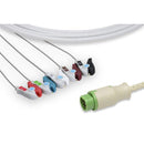 Siemens One Piece ECG Cable - 5 Leads Clip