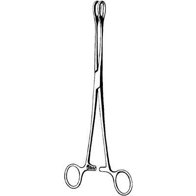 Sklar Bariatric Foerster Sponge Forceps  16-inch Foerster Sponge Forceps Curved