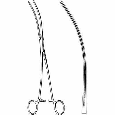 Sklar Cardiovascular DeBakey Aortic Aneurysm Clamp  13-inch Aortic Aneurysm Clamp