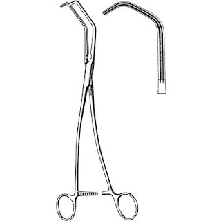Sklar Cardiovascular DeBakey Artaumatic Tangetial Clamp  10.75-inch Atraumatic Tangential Clamp