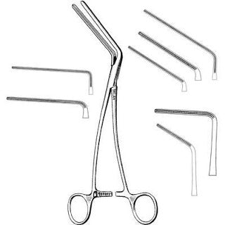 Sklar Cardiovascular DeBakey Atraumatic Multi-Purpose Clamp  12-inch Multi-Purpose Clamp, 60-Degree Angle