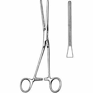 Sklar Cardiovascular DeBakey Atraumatic Patent Ductus Forceps  8.25-inch Atraumatic Patent Ductus Forceps, Angled