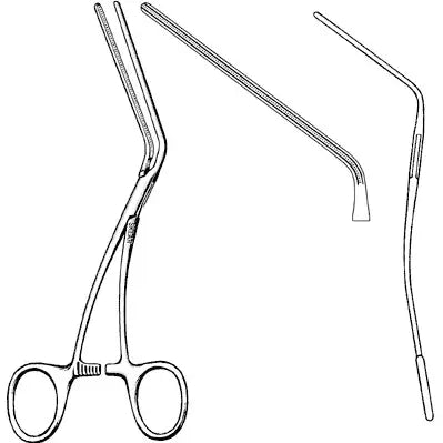 Sklar Cardiovascular DeBakey Atraumatic Peripheral Vessel Clamp Angled
