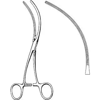 Sklar Cardiovascular DeBakey Peripheral Vessel Clamp S-Curved