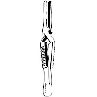 Sklar Cardiovascular Dieffenbach Bulldog Clamp  Curved, 2.25-inch Dieffenbach Bulldog Clamp