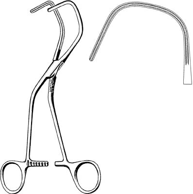 Sklar Cardiovascular Kay Aorta Clamp