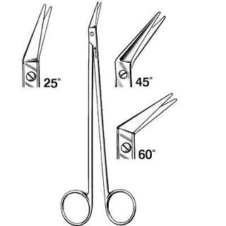 Sklar Cardiovascular Potts-Smith Scissors  7.25-inch, 60-Degree Angle Potts-Smith Scissors