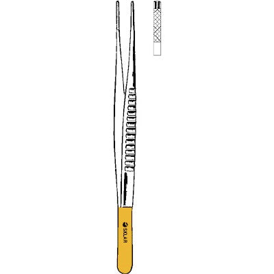 Sklar Cardiovascular TC DeBakey Atraumatic Tungsten Carbide Forceps  8.0-inch, 2.7-mm Tip TC DeBakey Atraumatic Forceps