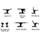 Skytron UltraSlide 3600B Surgery Table - Positioning Options 1