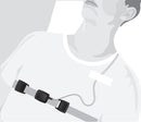 SleepSense Double Buckle Piezo Crystal Effort Sensor In Use