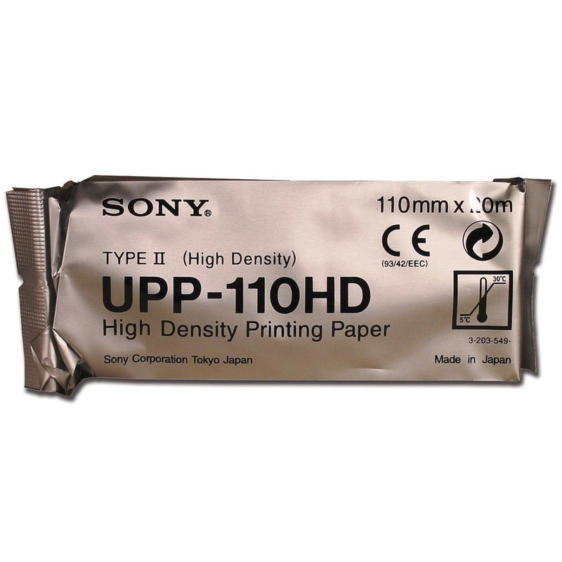 Sony UPP-110HD High Density Thermal Print Media (10 Rolls/Case)  Original (Sony Brand)