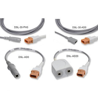 Spacelabs Reusable Temperature Adapter  Dual YSI 400 Probe Adapter