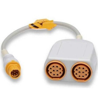 Spacelabs to Dual Siemens Drager IBP Converter  Spacelabs 7-Pin to 2x Siemens 10-Pin