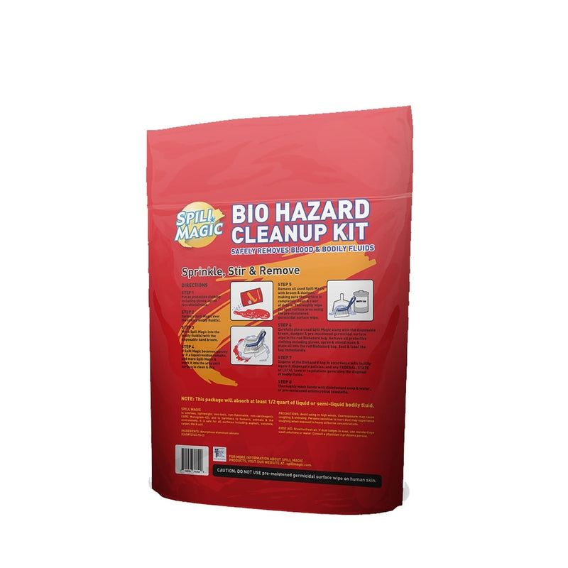 SPILL MAGIC BIOHAZARD CLEANUPKIT 4/CS (DROP)