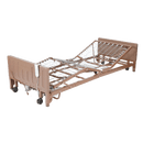 Dynarex 3 Motor Hi/Low Homecare Bed  Half Length Bed Rail & DynaRest Multi-Zone Foam Ma
