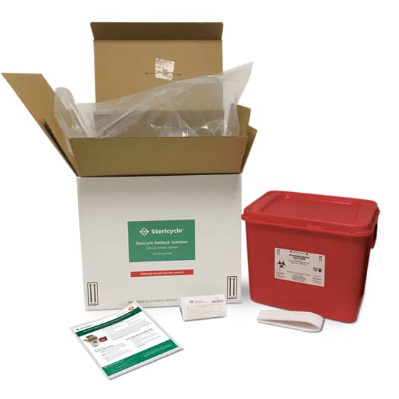 Stericycle 8 Gallon Medical Waste Tub System