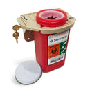 Stericycle Universal Wall Mounting Bracket with Lock with Lid Off