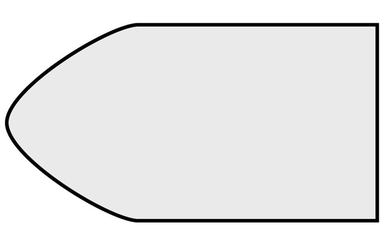 Stryker 1067 Eye Stretcher  Standard Stretcher Pad 3"
