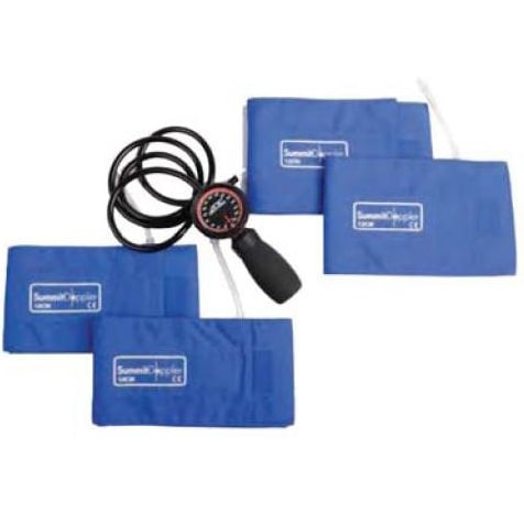 Summit Doppler ABI Vascular Cuff Package  With Four Cuffs (Two 10 cm and Two 12 cm)
