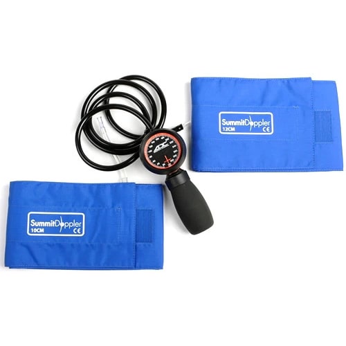 Summit Doppler ABI Vascular Cuff Package  With Two Cuffs (10 cm and 12 cm)
