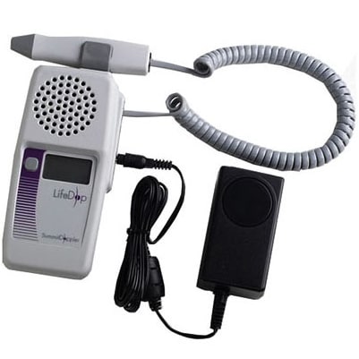 Summit Doppler LifeDop 250 Display Hand-Held Doppler with Recharger  3 MHz