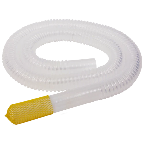 Surgimedics 1 1/3" x 6' Vacuum Tubing with Wand & Sponge Guard