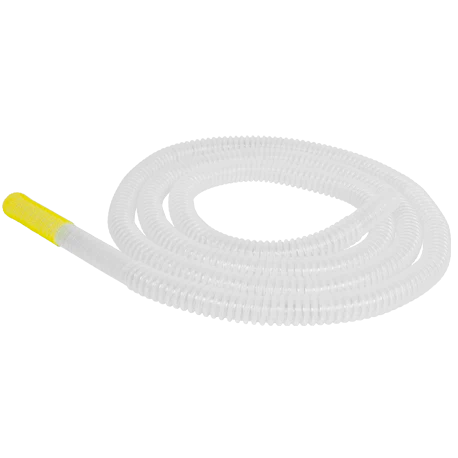 Surgimedics 7/8" x 10' Smoke Evacuation Tubing with Integral Wand and Sponge Guard