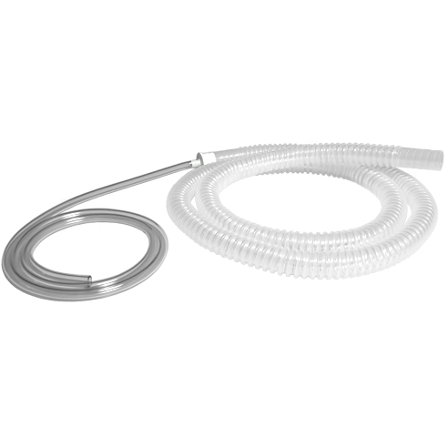 Surgimedics 7/8" x 6' Tubing with Attached 1/4" x 4' Medical Tubing