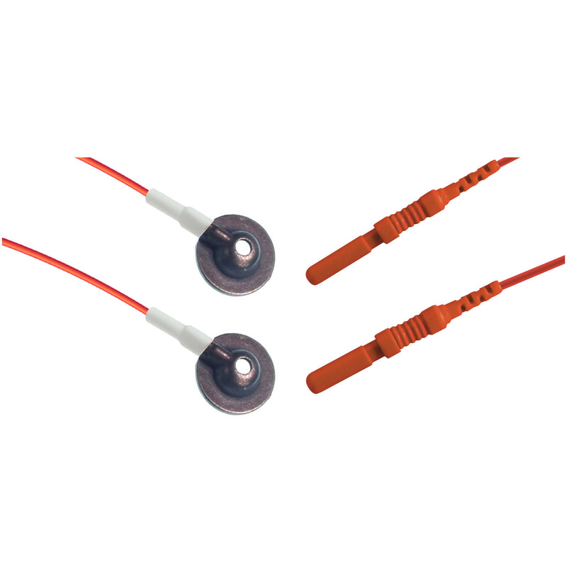 Technomed Disposable EEG Cup Electrode  2.5 m Wire - 5 x 5 colors (25/Pkg)