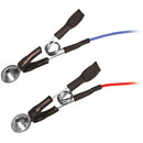Technomed Ear Clip EEG Cup Electrodes - Silver Plated