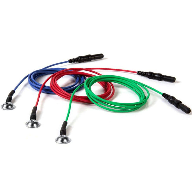 Technomed Reusable EEG Cup Electrode (12/Pkg)  Pediatric - Silver - 1.0 m