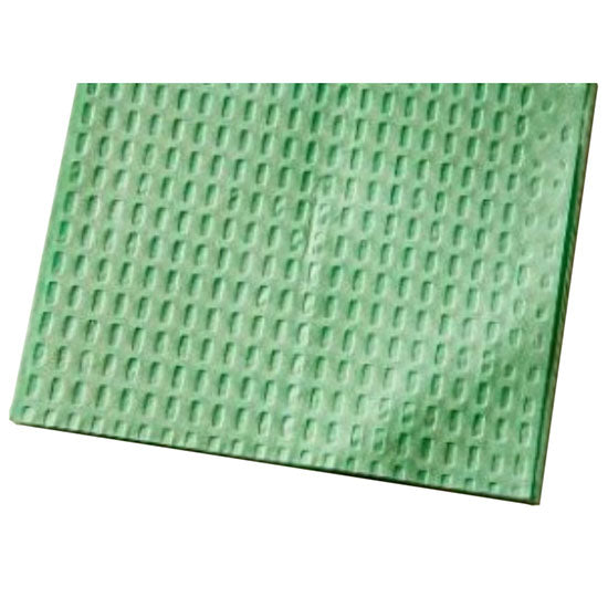 TIDI Choice Bibs and Towels  Green - 13" x 18" - Waffle (500/Case)