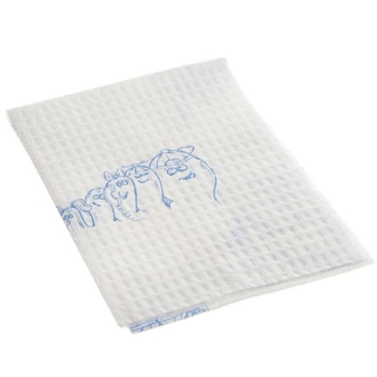 TIDI Choice Bibs and Towels  Medical Only - TIDI Toes - 2-Ply (500/Case)