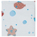 TIDI Choice Bibs and Towels  Under the Sea - 13" x 18" - Waffle (500/Case)