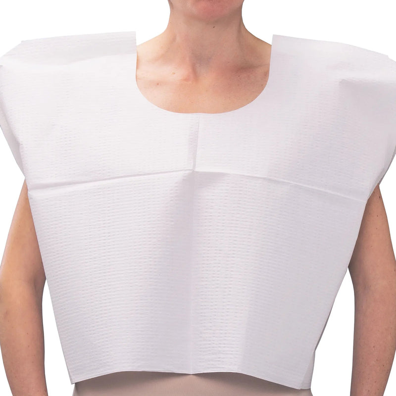 TIDI Choice Capes  White - 22" x 20" - Poncho (200/Case)