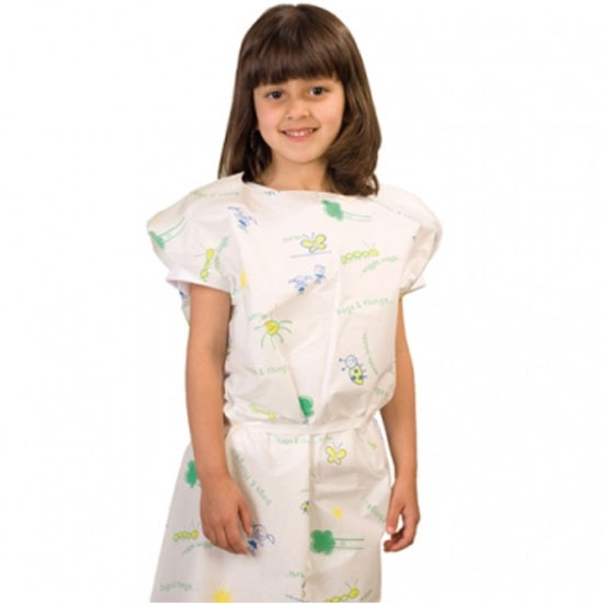 TIDI Choice Exam Gowns (50/Case)  Bugs & Things - 21" x 36"