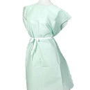 TIDI Choice Exam Gowns (50/Case)  Green - 30" x 42"
