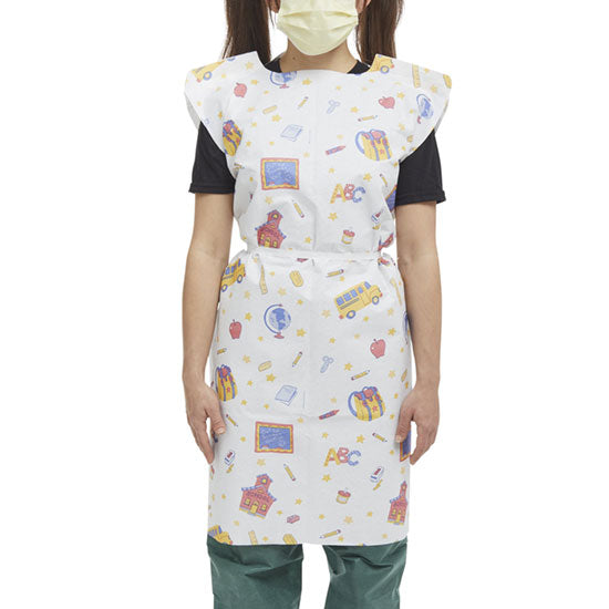 TIDI Choice Exam Gowns (50/Case)  Schooltime - 21" x 36"
