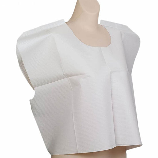 TIDI Everyday Exam Capes (100/Case)  White