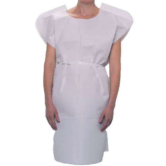 TIDI Everyday Exam Gowns (50/Case)  White