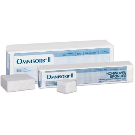 TIDI Omnisorb Nonwoven Sponges  4" x 4" (2000/Case)