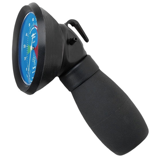 TIDI Posey Cufflator Endotracheal Tube Inflator and Manometer side view
